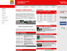 Tablet Screenshot of feuerwehr-baddoberan.de